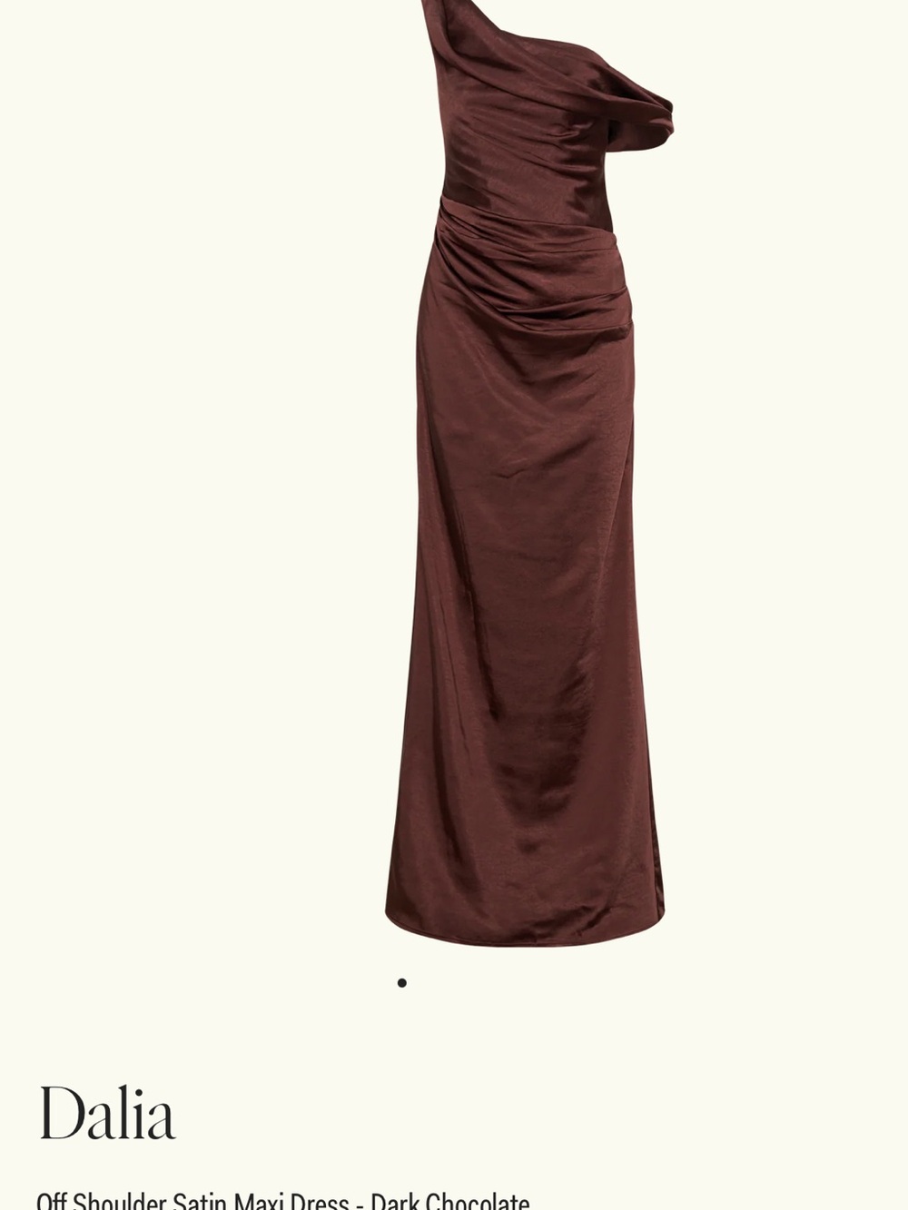 Meshki Chocolate Brown Evening Gown never worn - Picture 5 of 5